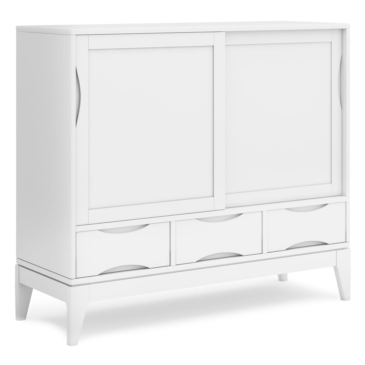 Medium Storage Cabinet with Adjustable Shelves - Harper by Simpli-Home, photo 2 of 27