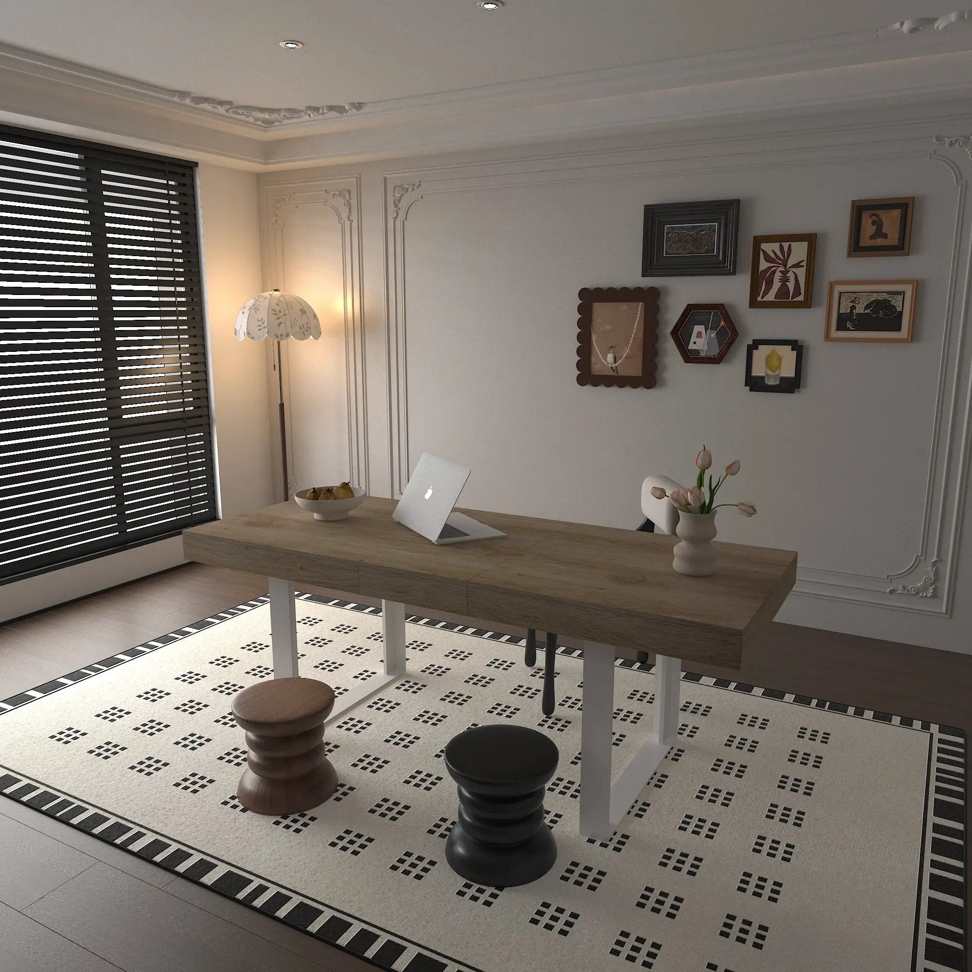 Extendable Dining Room Table for 6-10 by HouseOfZazla