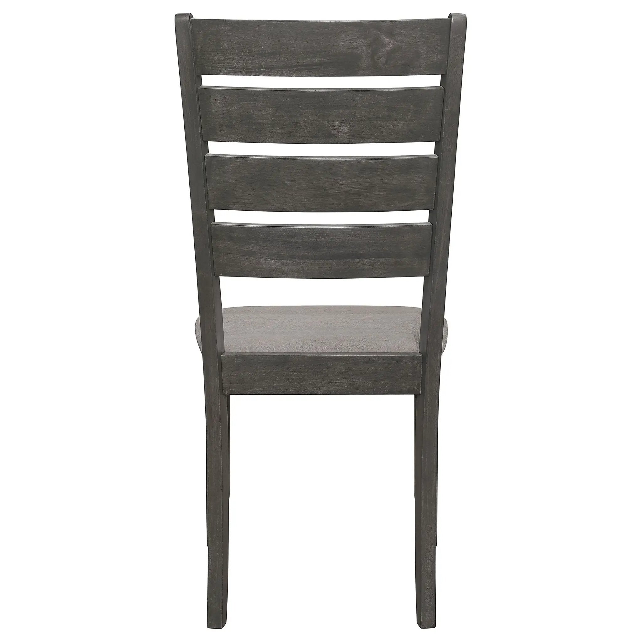 Padded Seat Side Chairs With Tapered Slats (Set of 2) by HouseOfZazla