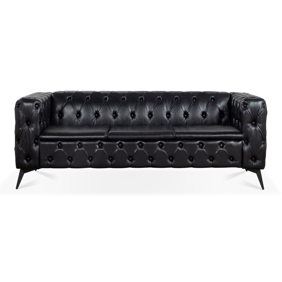 Square Arm Removable Cushion 3 Seater Sofa, photo 31 of 32