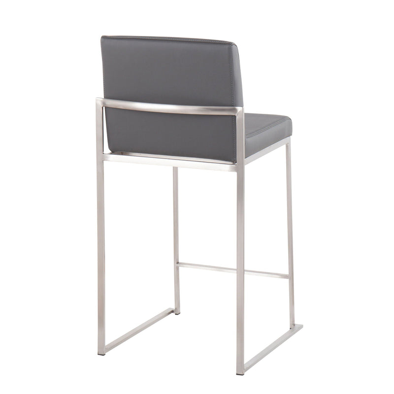 Fuji - Contemporary High Back Counter Stool, Functional Design by HouseOfZazla
