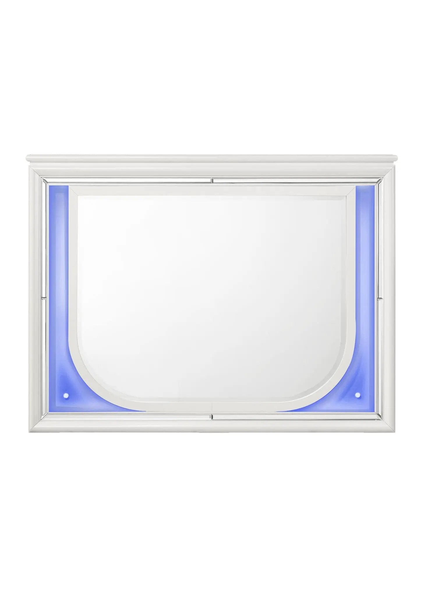 Tarian - Mirror With LED - White by Unique Piece Furniture