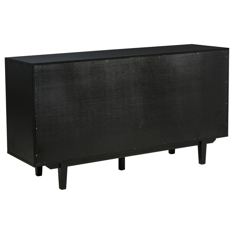 Middleton 4-door Sideboard Server with Dual Drawers Black by Unique Piece Furniture
