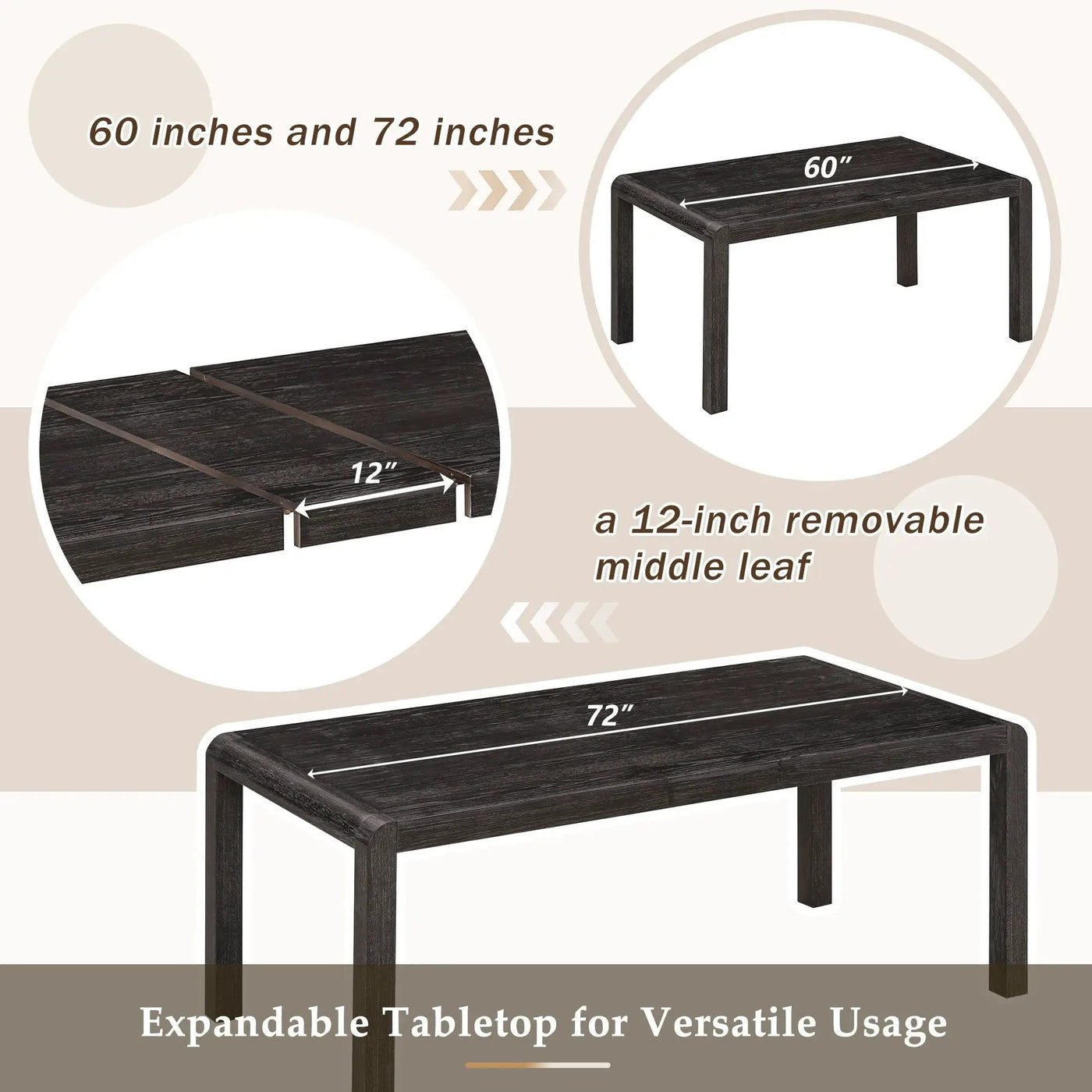 Extendable Dining Table Set With 4 Upholstered Chairs And 1 Bench by HouseOfZazla