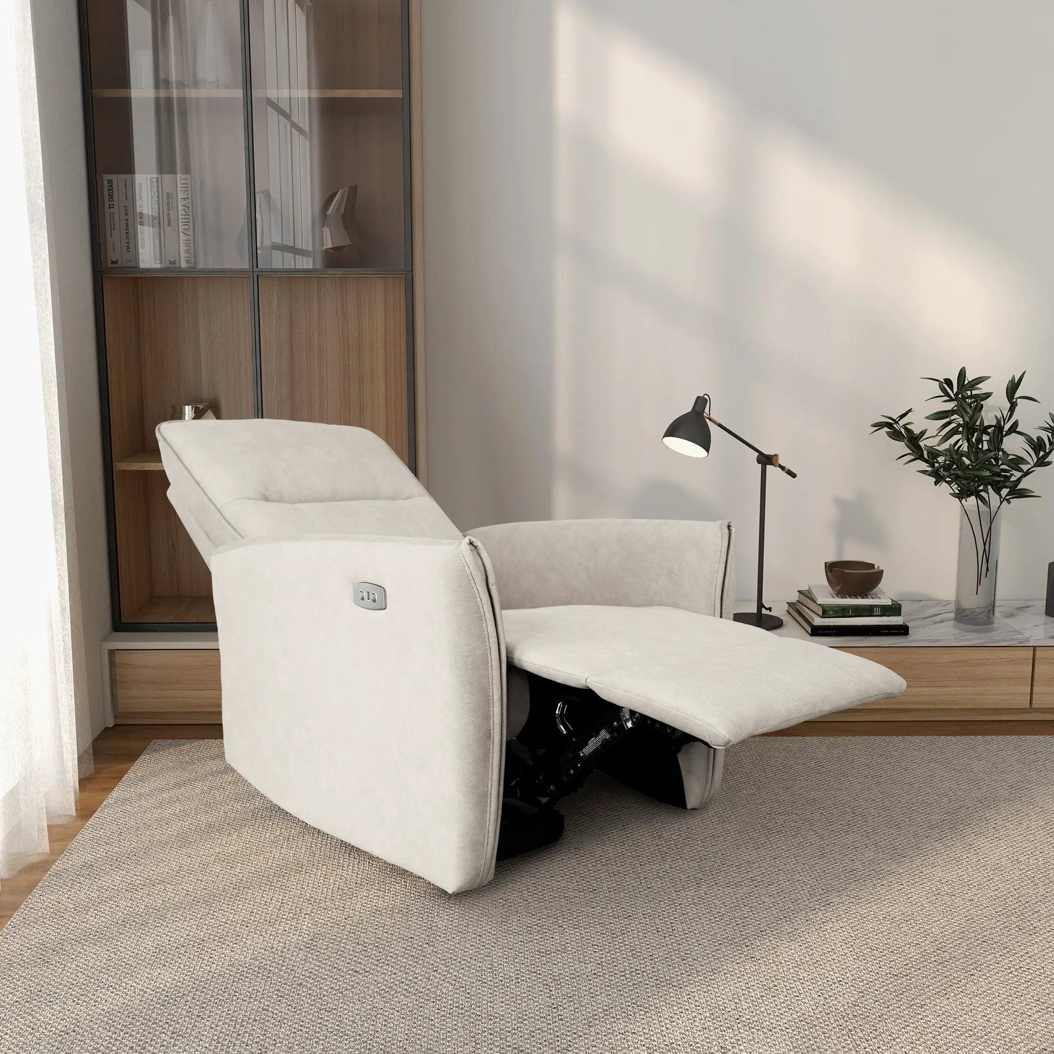 Asheville - Suede Recliner Chair by Unique Piece Furniture