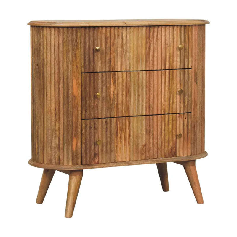 Soba Nordic Chest - 3 Drawers, Nordic Legs by HouseOfZazla