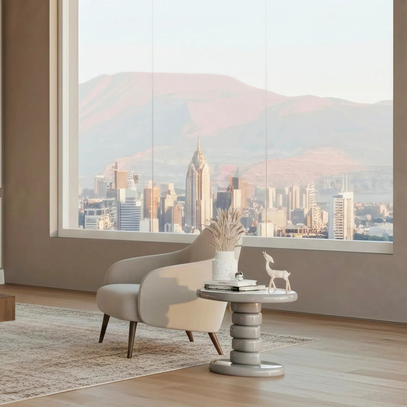 Stacked Cobblestone End Table by Unique Piece Furniture