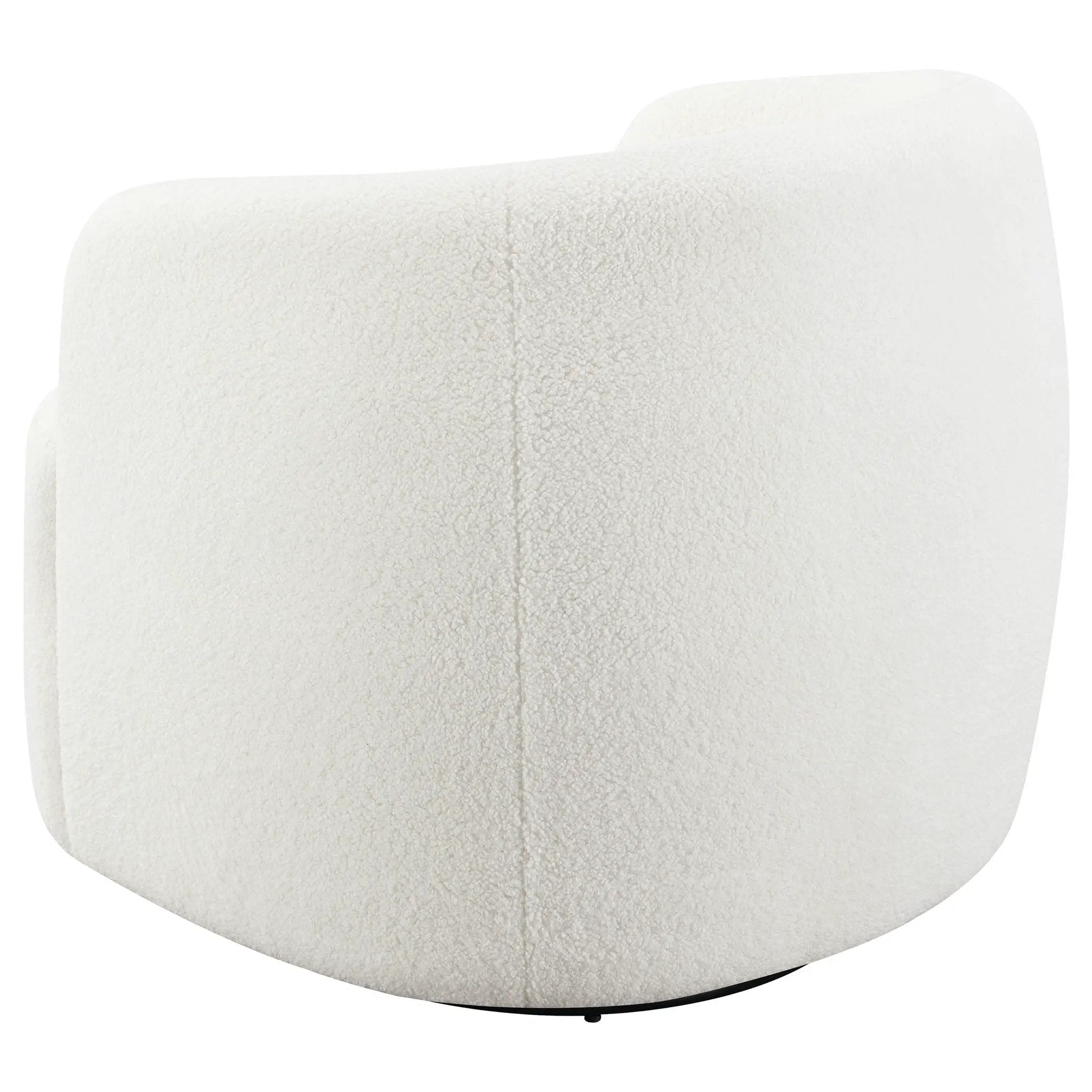 Denae - Upholstered Swivel Chair - Ivory by HouseOfZazla