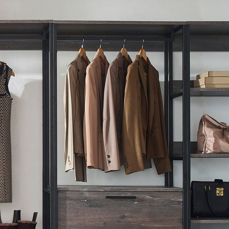 Monica - Walk-In Closet System, Extra Storage Space - Rustic by HouseOfZazla