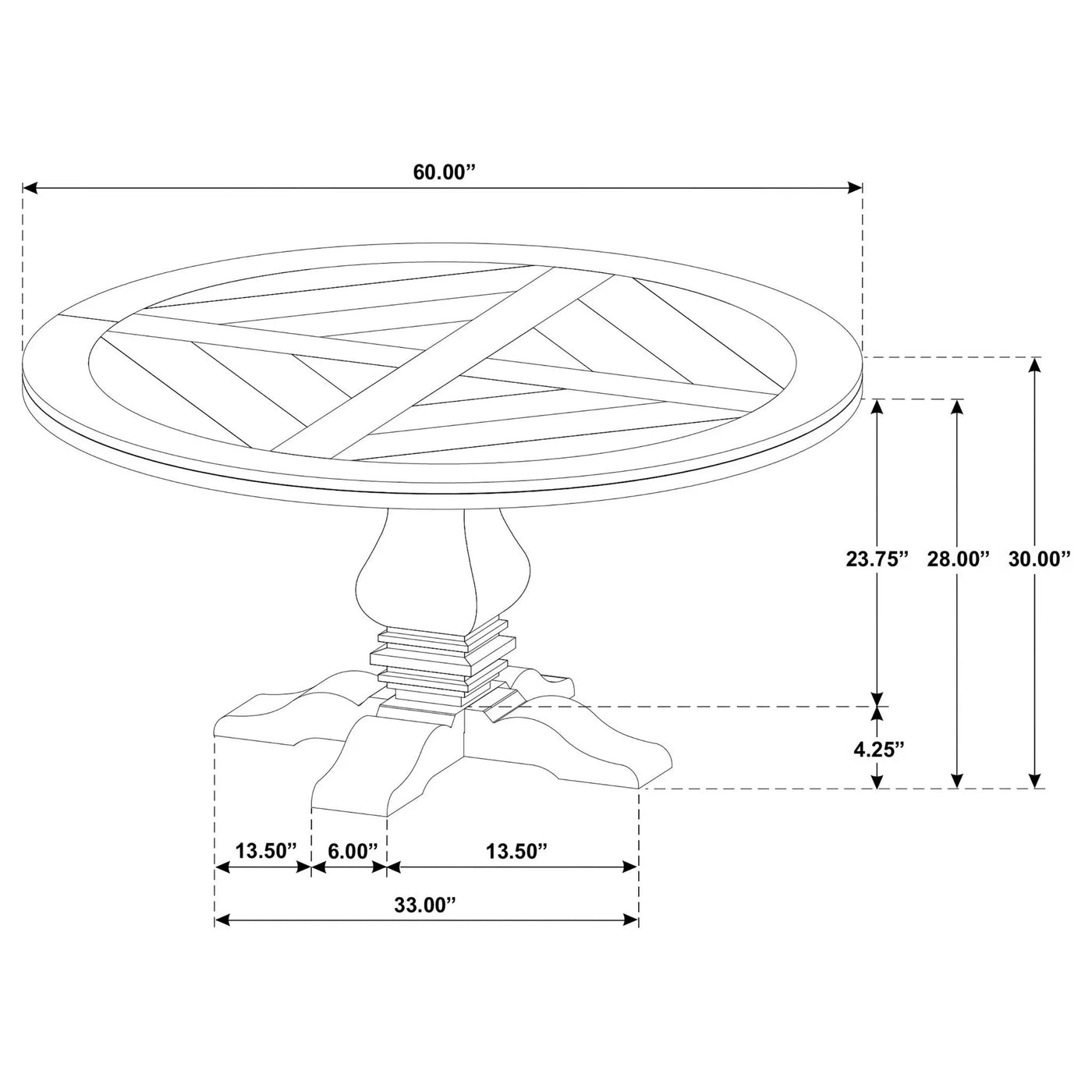 Round Dining Table Set With Upholstered Chairs by HouseOfZazla