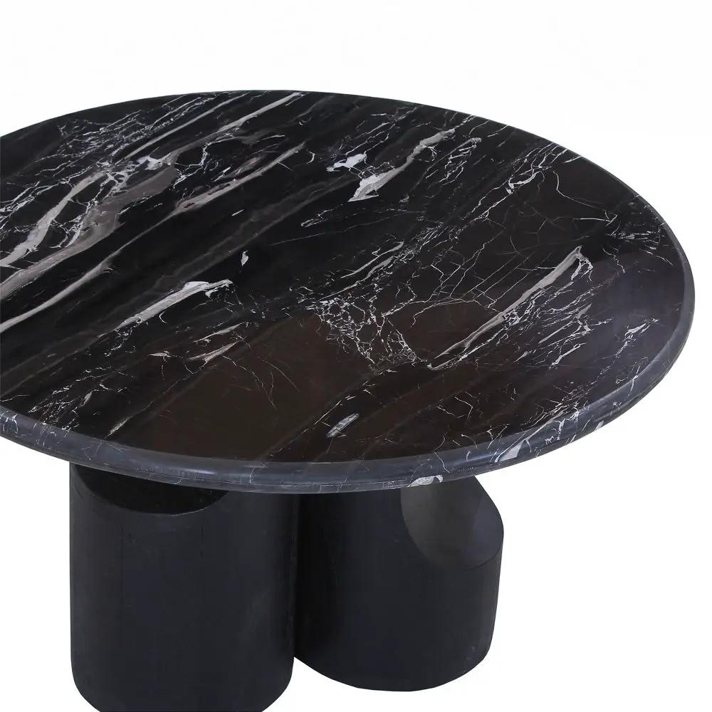 Kinton - Table With Natural Marble Top by Unique Piece Furniture