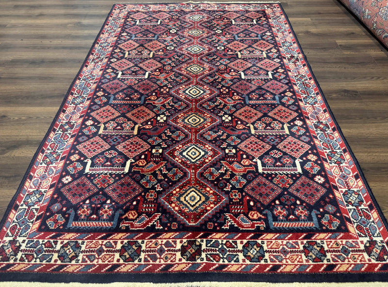 Karastan Rug 5x8, Yuruk Collection #530, Geometric Tribal Wool Pile Vintage Carpet by Jewel Rugs