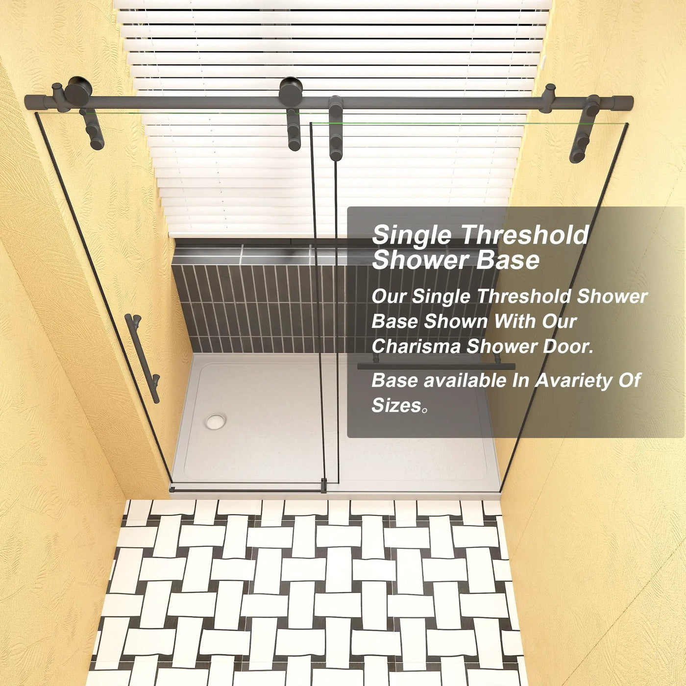 Shower Base Drain With Single Threshold Design by HouseOfZazla