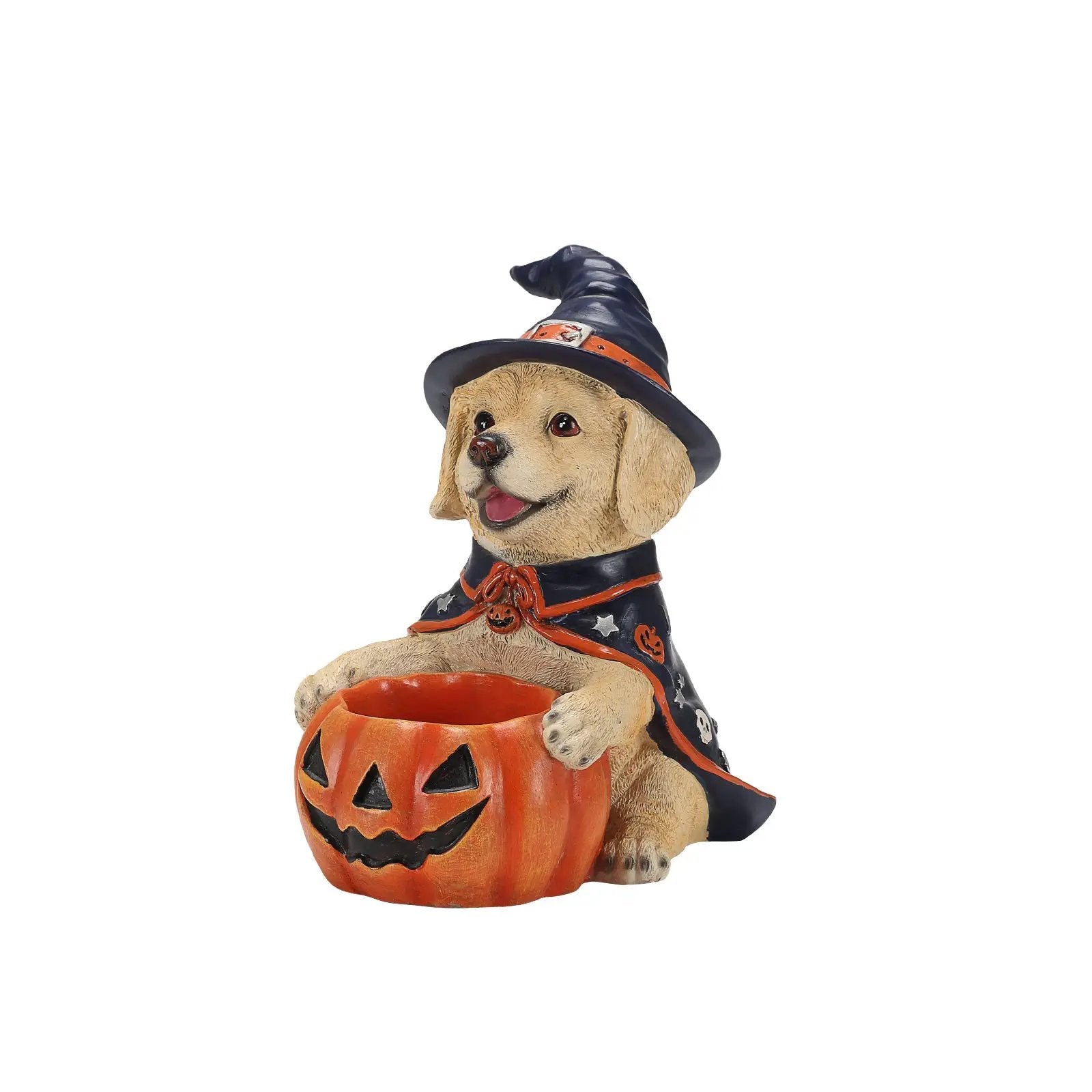 Halloween Labrador Retriever Witch Puppy Figurine by HouseOfZazla