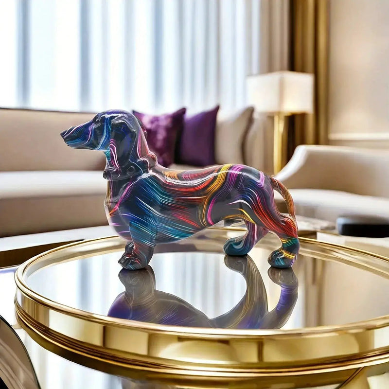 Dachshund Figurine - Decorative Colorful Small by House Of Avana