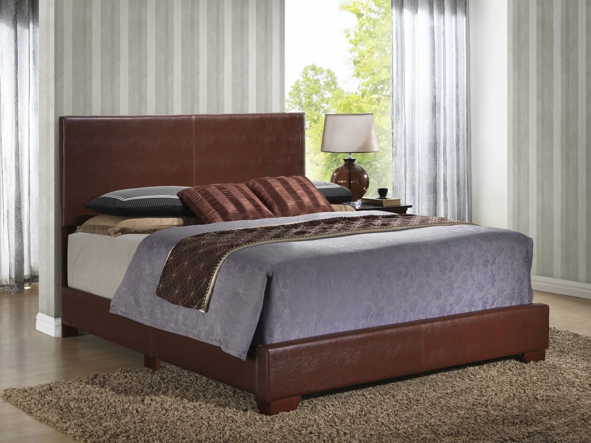 Elegant Platform Bed For Relaxed Spaces by Unique Piece Furniture