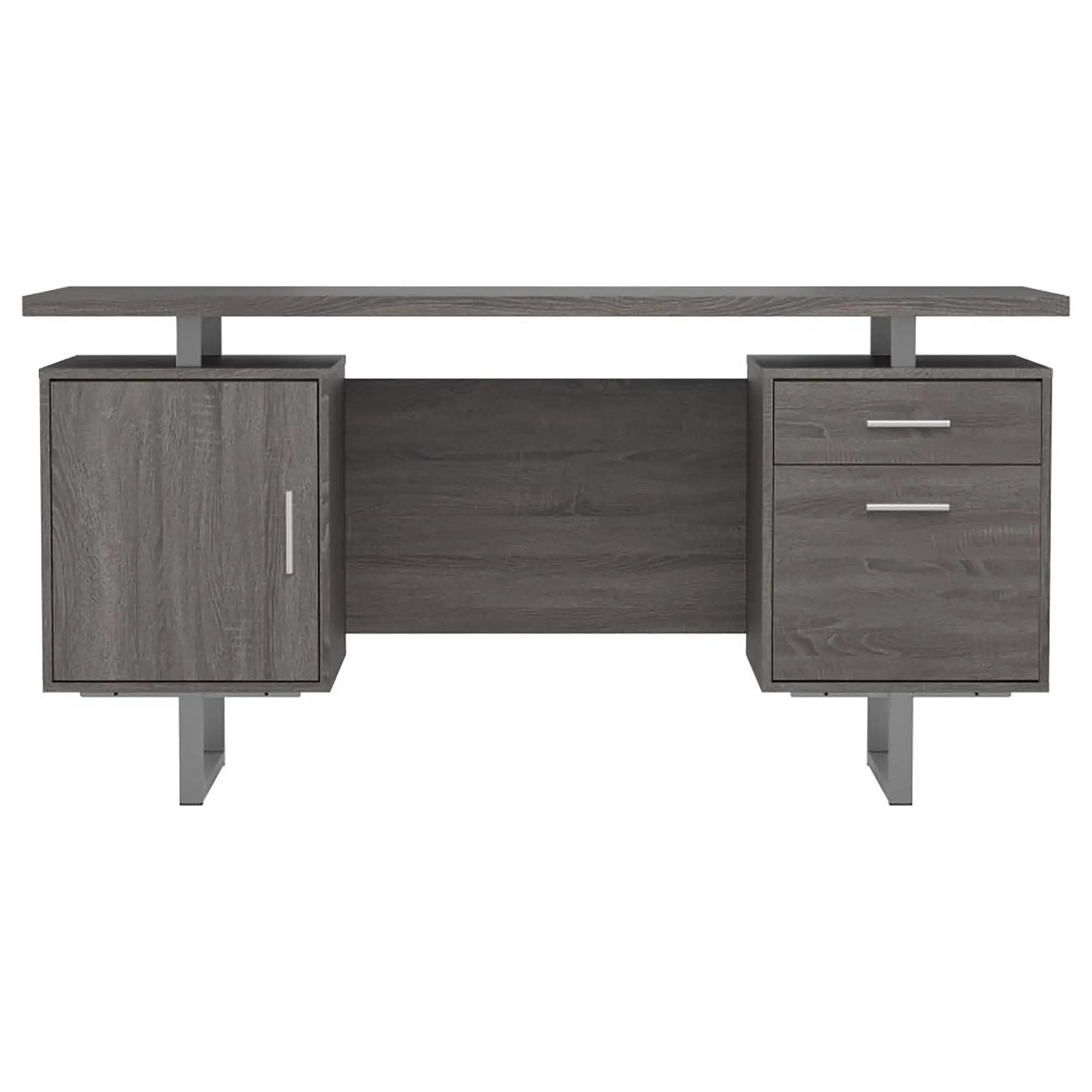 2 Drawer Floating Top Office Desk by HouseOfZazla
