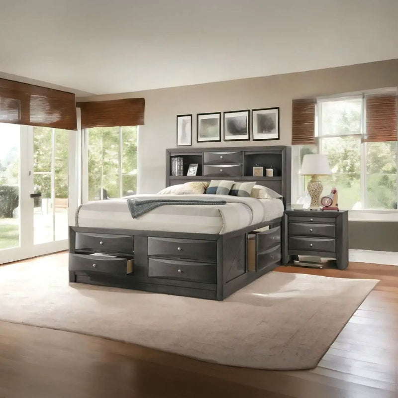 Ireland - Bed w/Storage by Unique Piece Furniture