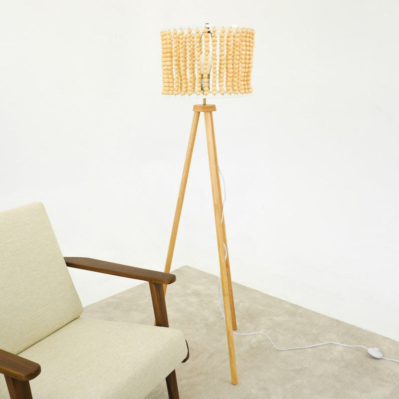 Brillo - 3 Legged Floor Lamp - Brown by HouseOfZazla