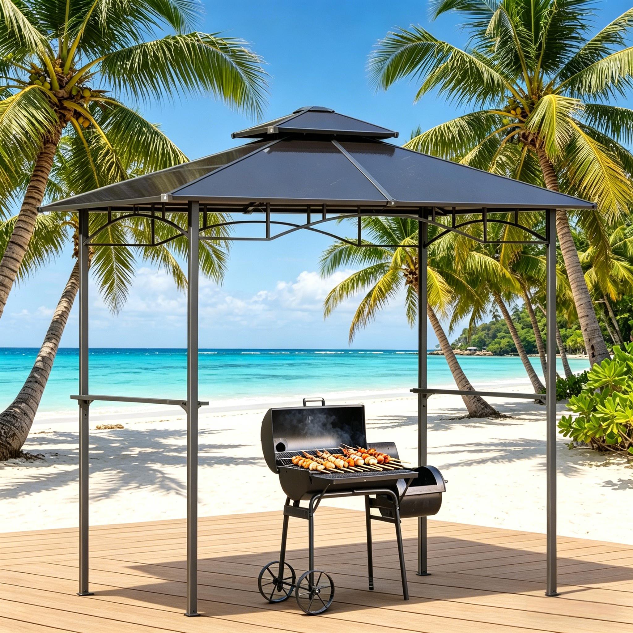 Outdoor BBQ Canopy, Barbecue Grill Gazebo, BBQ Tent by HouseOfZazla
