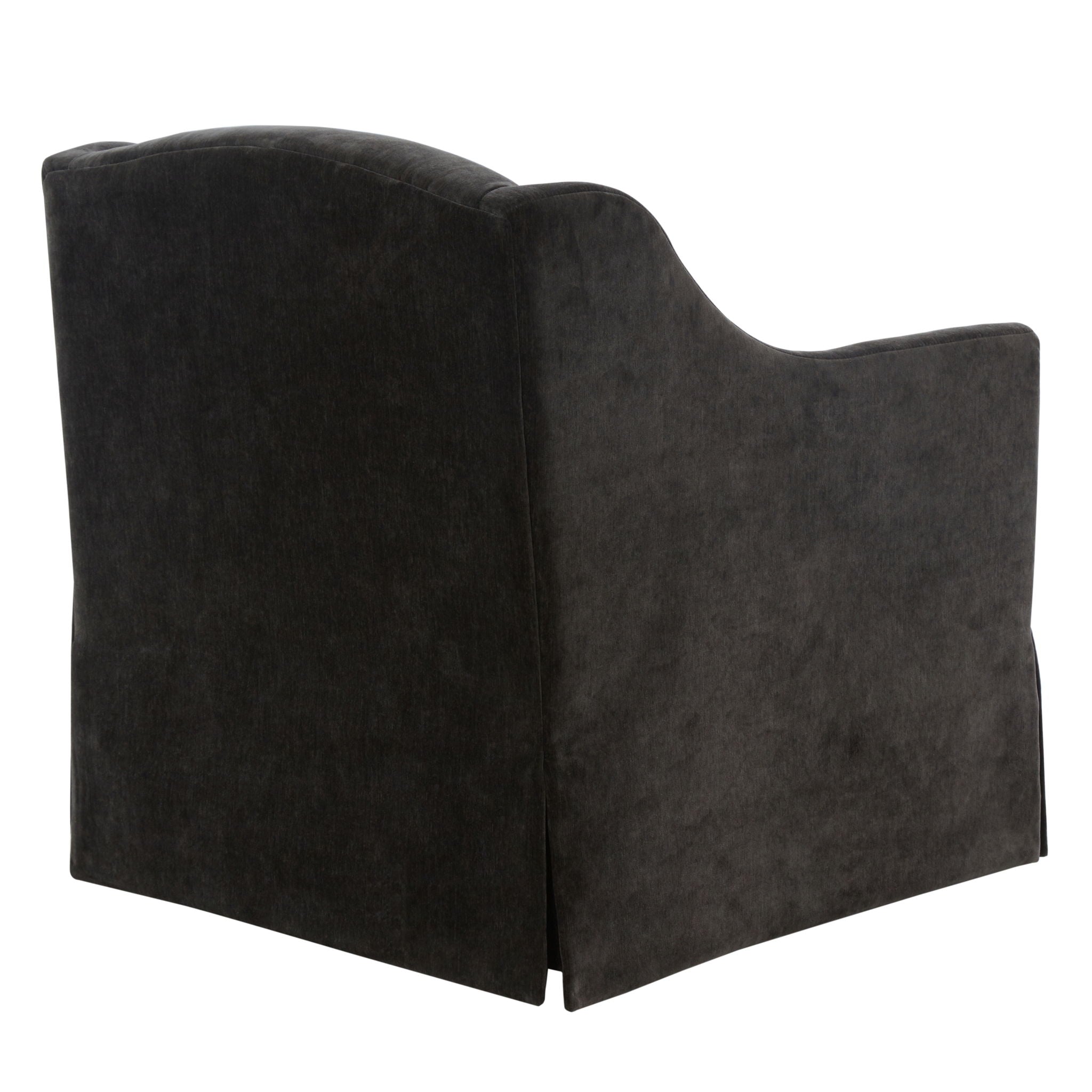Luisa - Skirted Swivel Accent Chair by HouseOfZazla