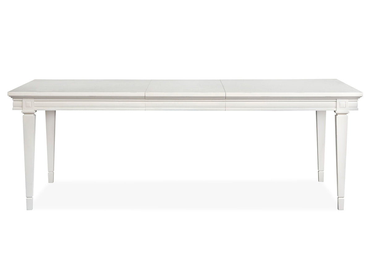 Willowbrook - Extendable Rectangular Dining Table - Egg Shell White, photo 5 of 7