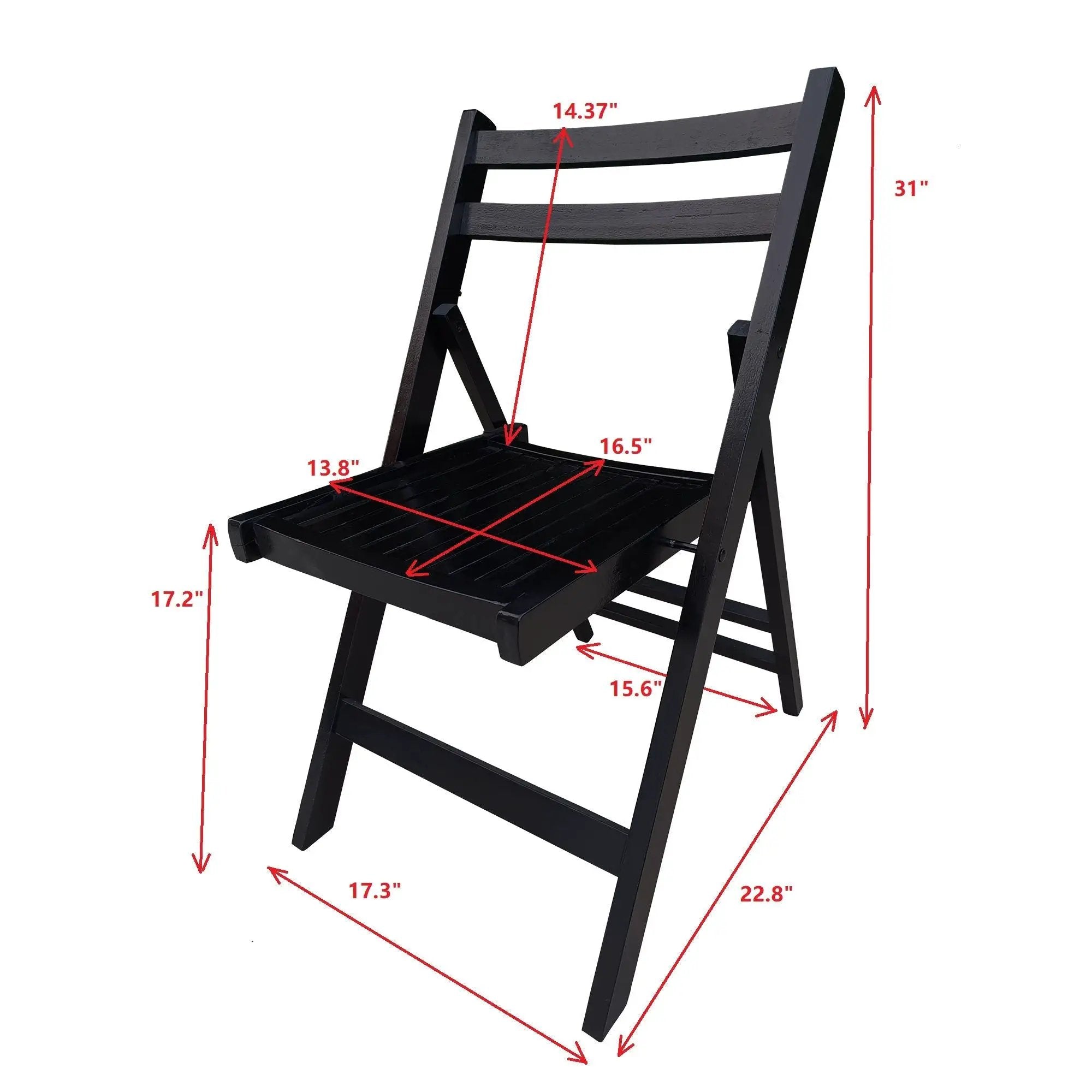 Folding Special Event Chair, Foldable Style (Set of 4) by Unique Piece Furniture
