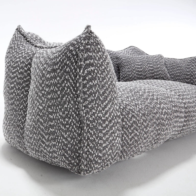 Comfortable Dual Beanbag Chair With High Resilience Foam Core For 2 People by HouseOfZazla