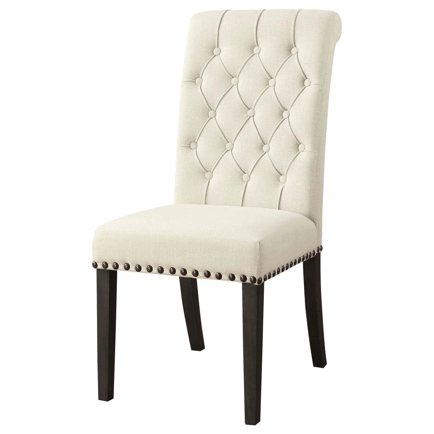 Tufted Rolled Backrest Side Chairs (Set of 2) by HouseOfZazla