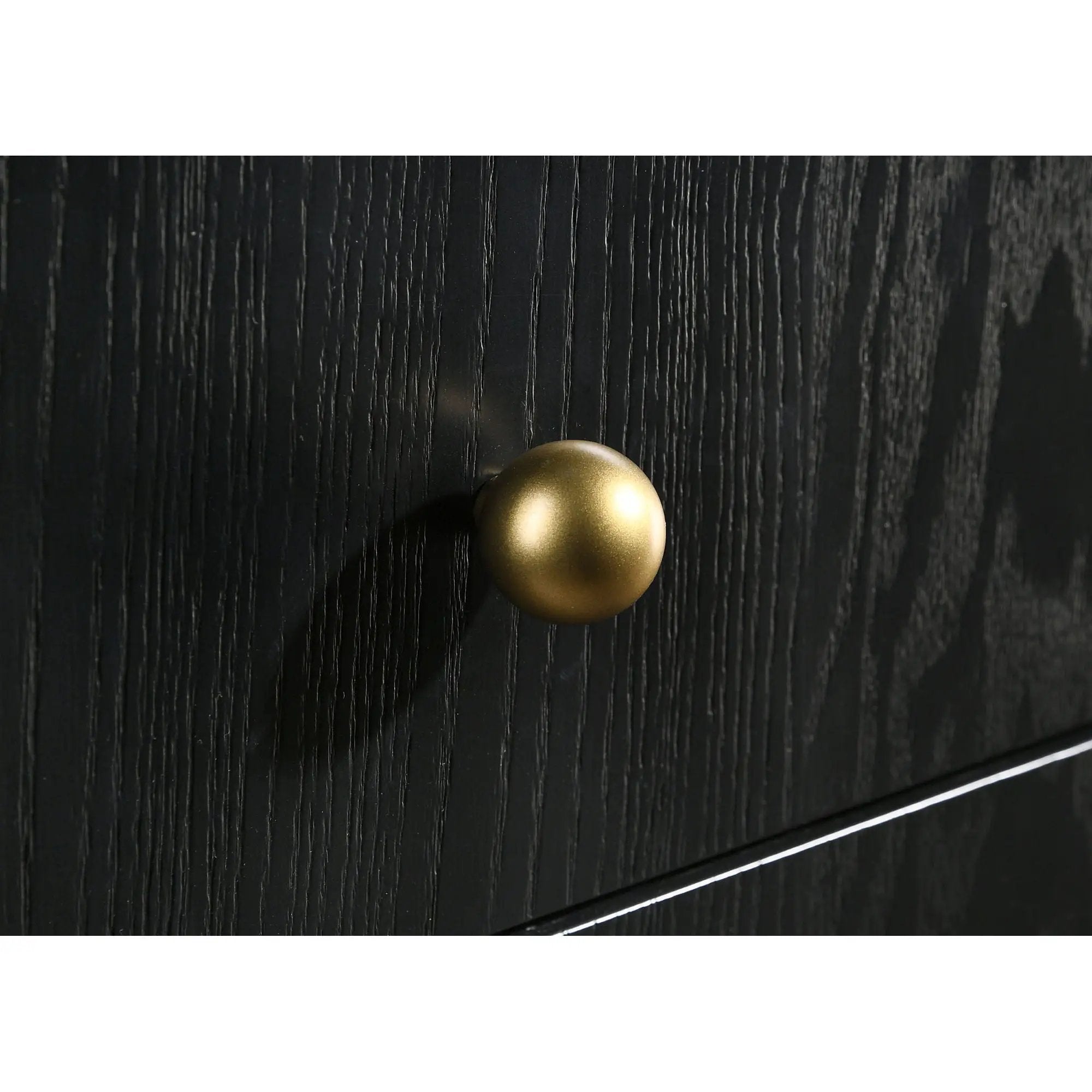 Anser - 5 Drawer Chest, Bedroom Storage Furniture - Black by HouseOfZazla