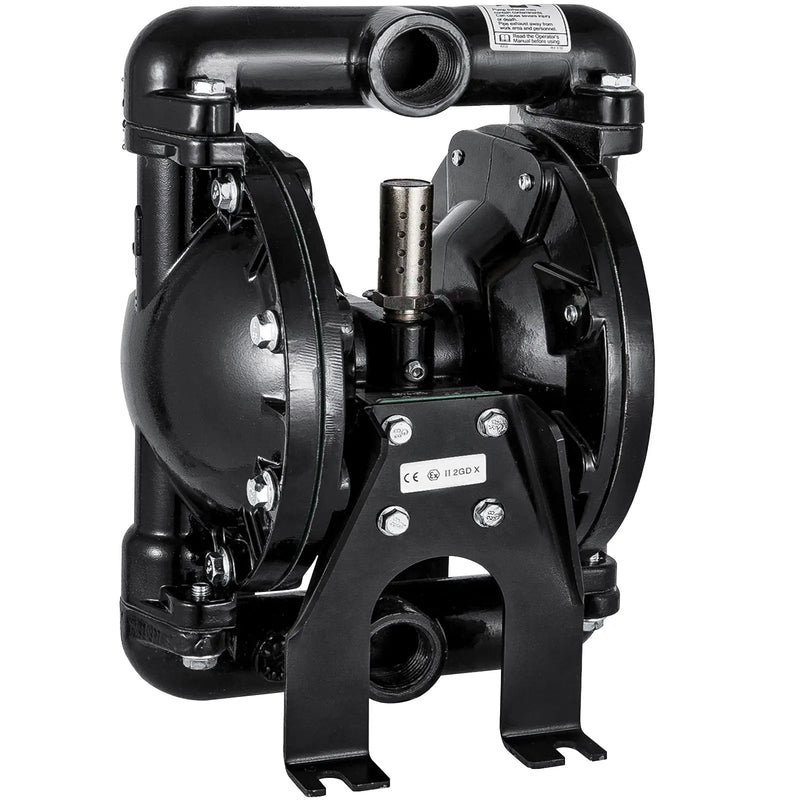 Air-Operated Double Diaphragm Pump 1 Inch Inlet Outlet Aluminum 35 GPM Max 120PSI by HouseOfZazla