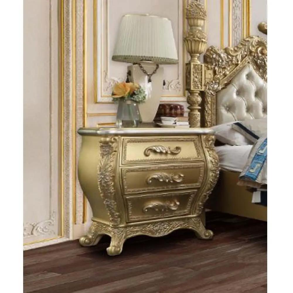 Cabriole - Nightstand - Gold by Unique Piece Furniture