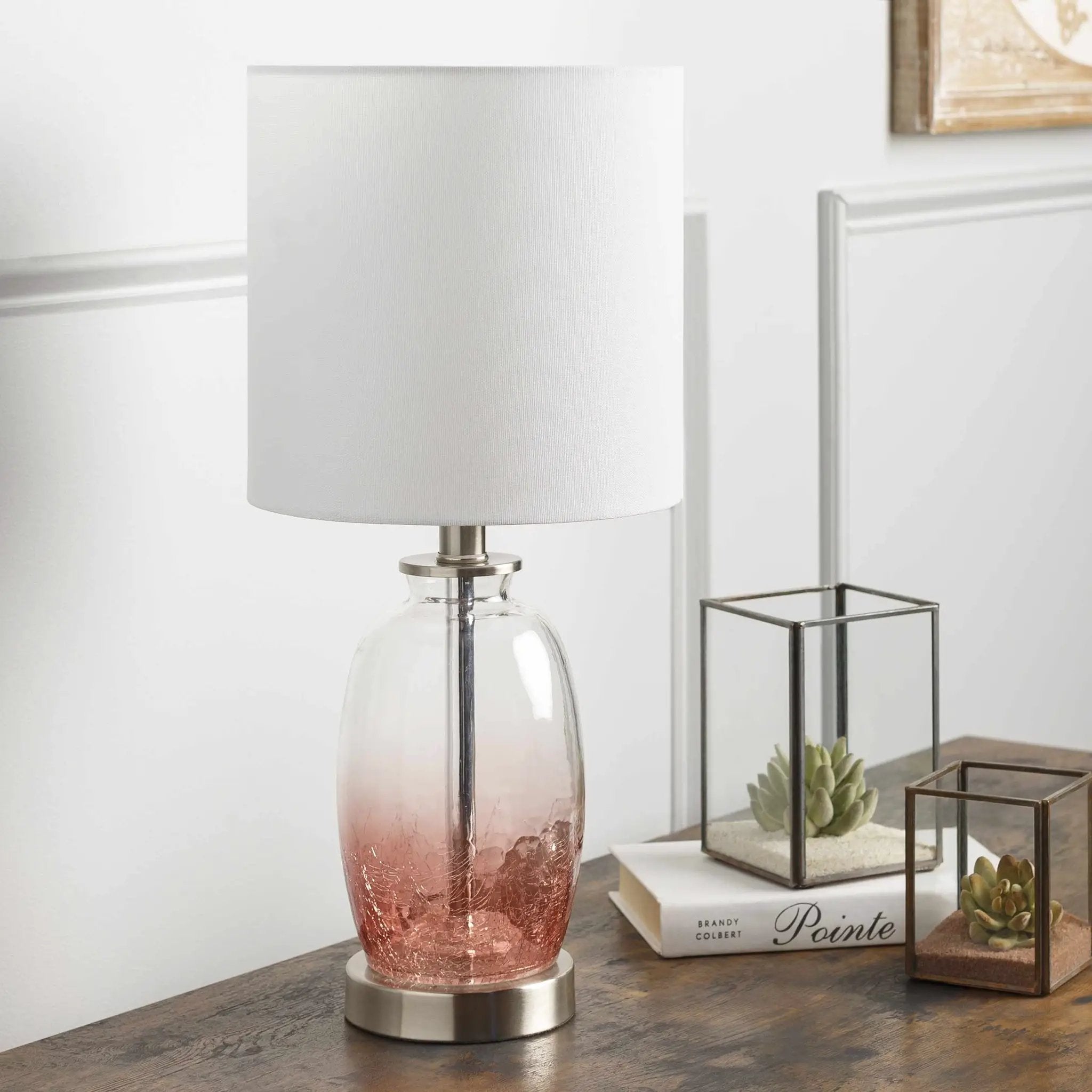 Dalvey Rustic Brown Cylindrical Table Lamp - Clearance by Boutique Rugs