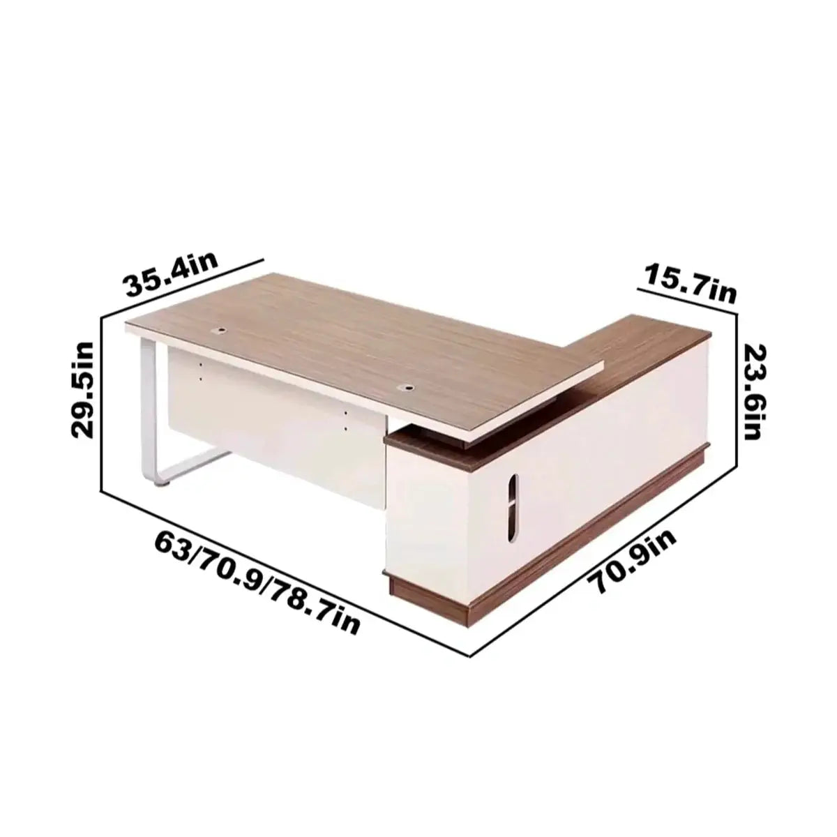 Halley · Modern L-Shaped Desk by Arc Grove