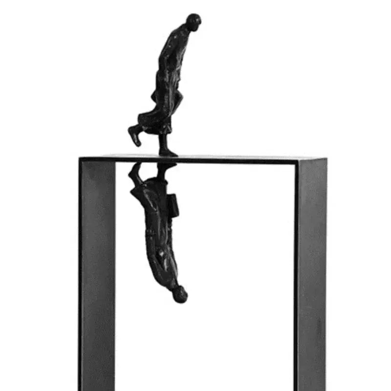 Dancer Statue - Elegant Metal 12-Inch by House Of Avana