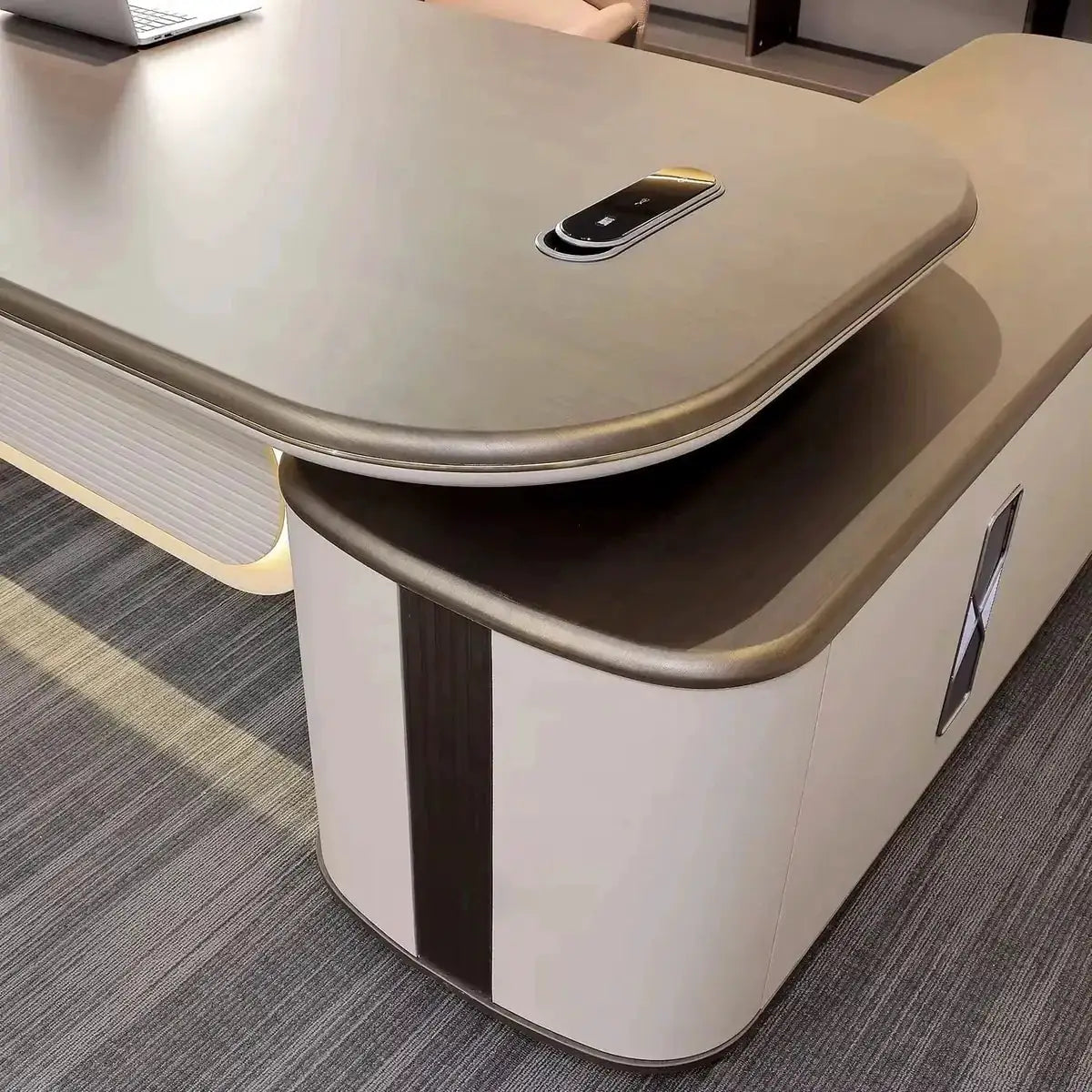 Secord · Modern L-Shaped Executive Desk by Arc Grove