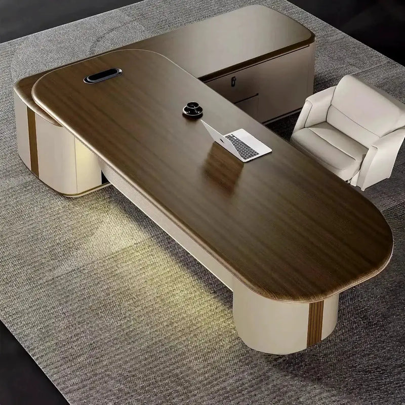Secord · Modern L-Shaped Executive Desk by Arc Grove