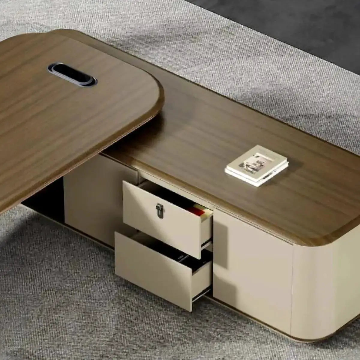 Secord · Modern L-Shaped Executive Desk by Arc Grove