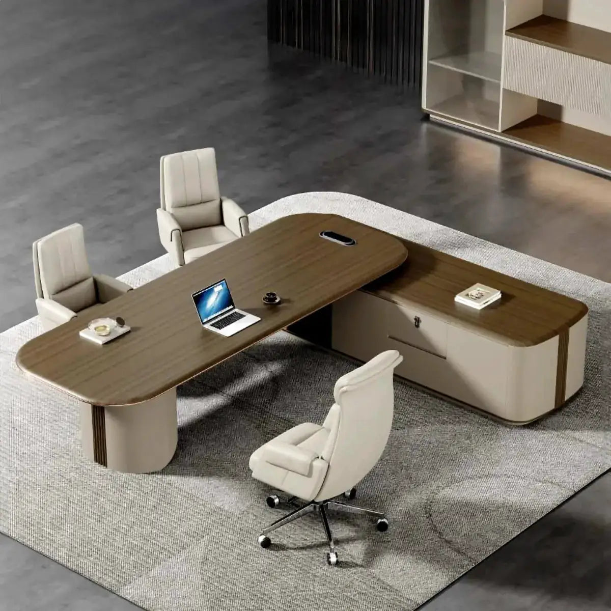 Secord · Modern L-Shaped Executive Desk by Arc Grove