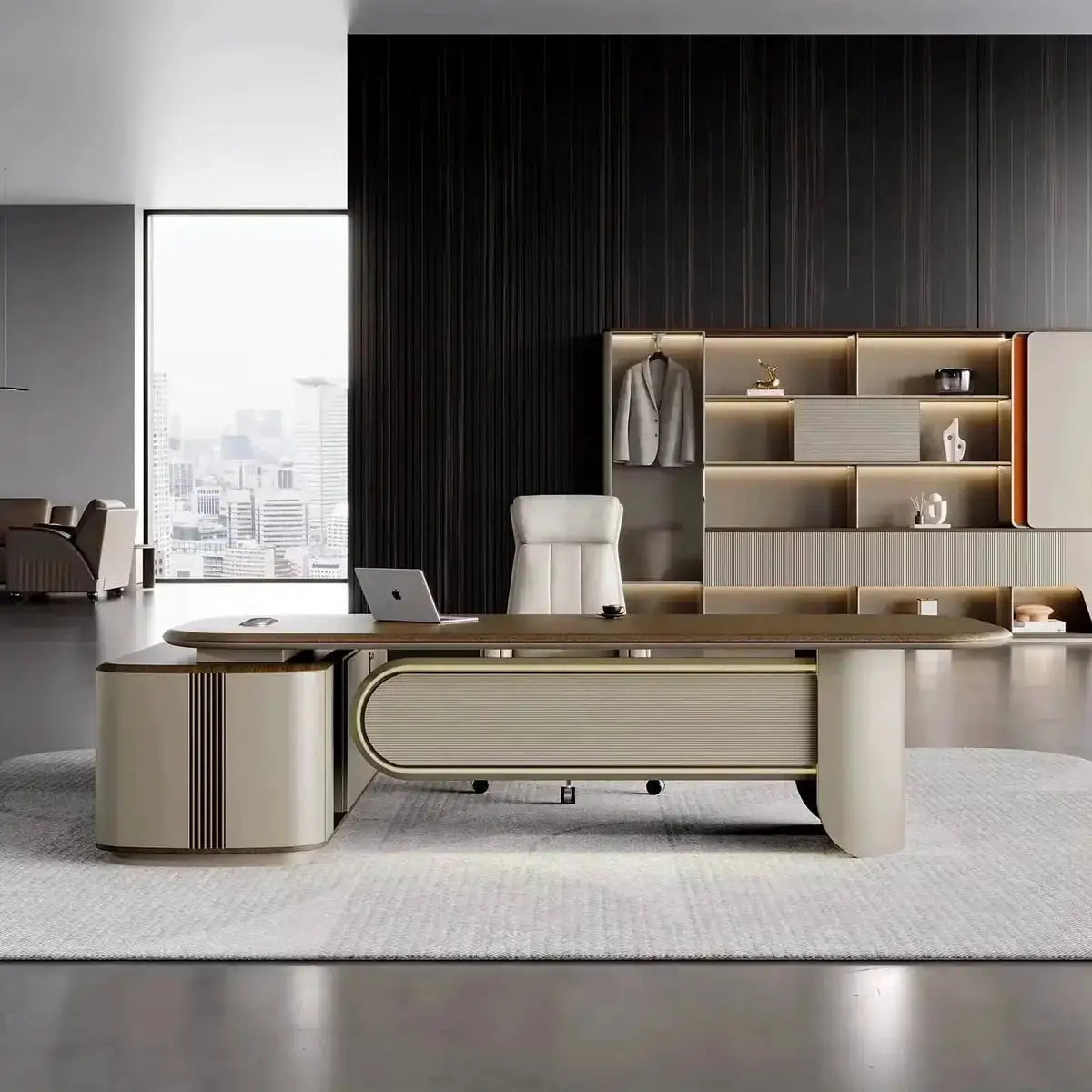 Secord · Modern L-Shaped Executive Desk by Arc Grove