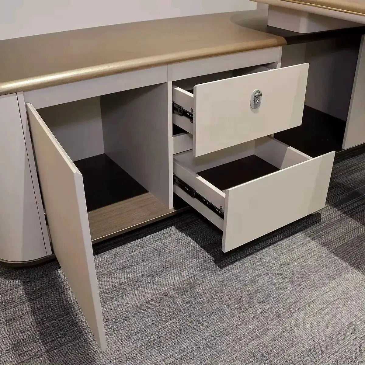 Secord · Modern L-Shaped Executive Desk by Arc Grove