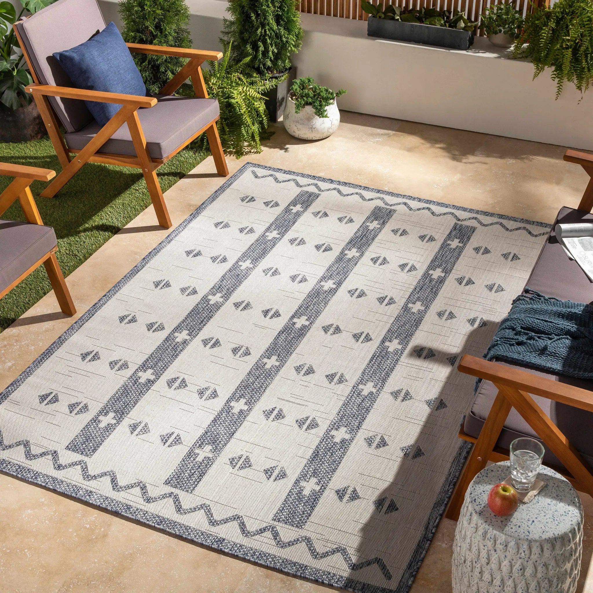 Dapitan Indoor & Outdoor Rug - Clearance by Boutique Rugs