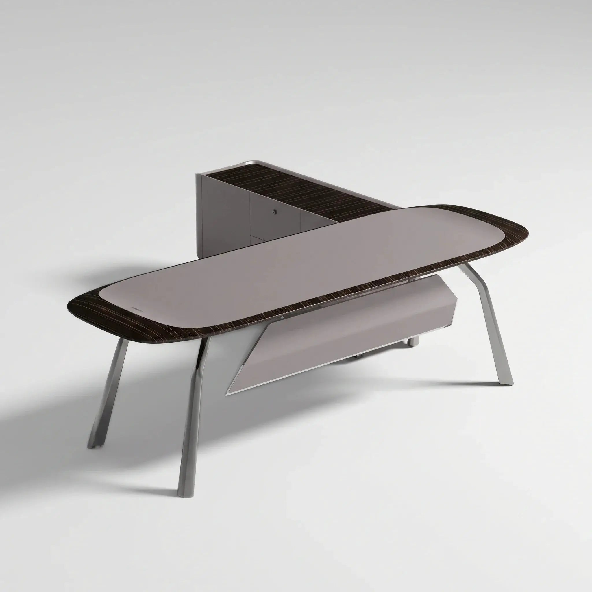Intego · Executive Desk w/ Mobile Storage by Arc Grove
