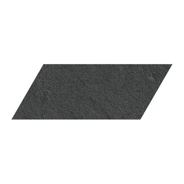 Dark Flow Matte Gramma 66 Sx Stone Look Porcelain Accent Tiles 15 7/16x7 43/64
