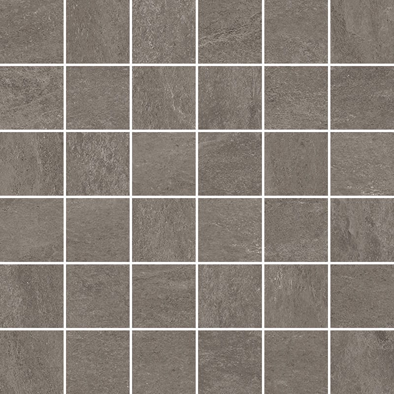 Dark Grey 2x2 Natural Porcelain Natural 12x12 Mosaics