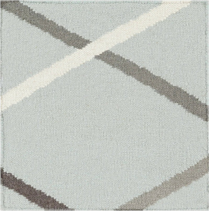 Darlaston Gray Trellis Wool Area Rug - Clearance by Boutique Rugs
