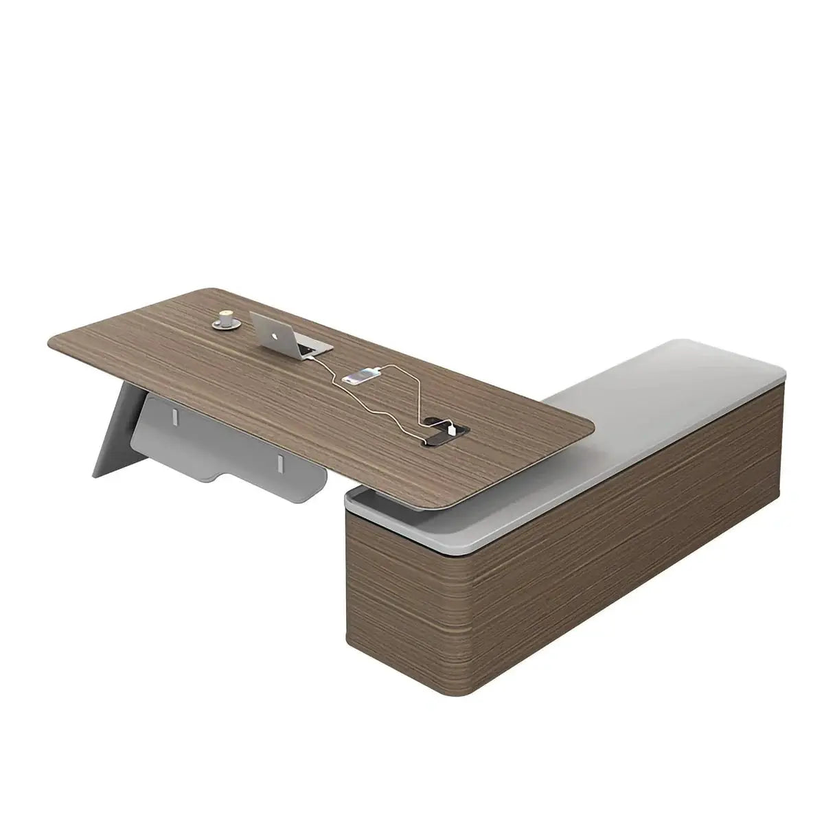 Aldiss · Modern Executive L-Shaped Desk by Arc Grove