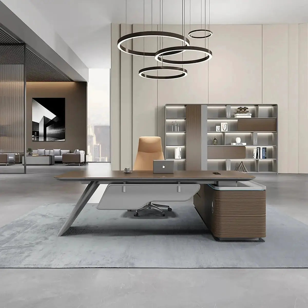 Aldiss · Modern Executive L-Shaped Desk by Arc Grove