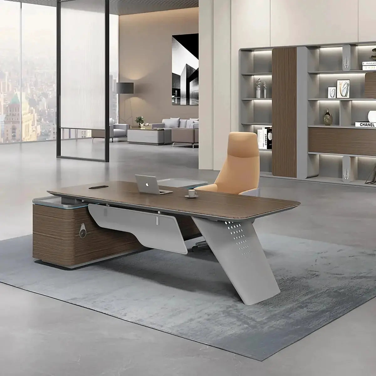 Aldiss · Modern Executive L-Shaped Desk by Arc Grove