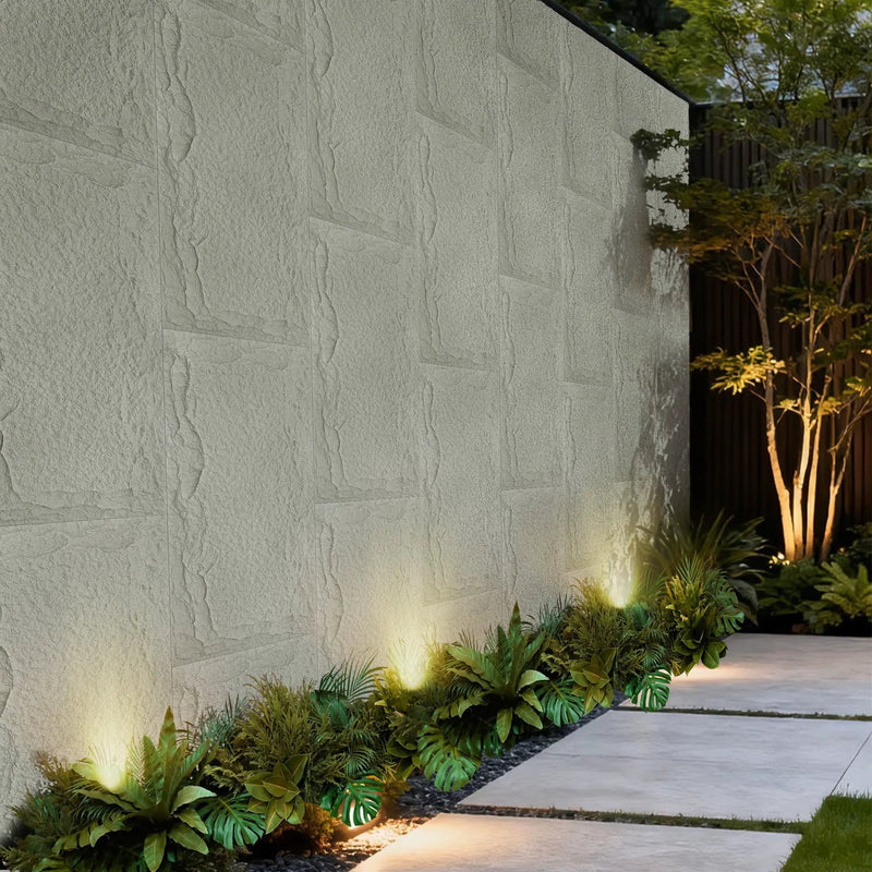 3D Faux Stone Wall Panels - 8 PCS PU Wainscoting Panel by HouseOfZazla